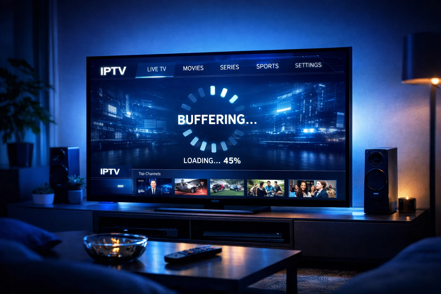 buffering IPTV Smarters Pro streaming problem